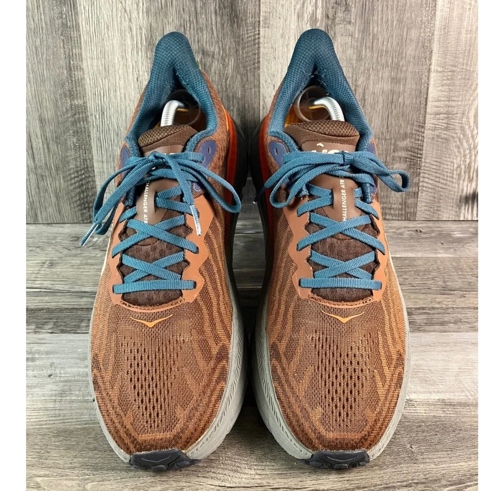 HOKA Challenger ATR 7 Trail Running Shoes Mens 11 Brown Orange Gorpcore 1134497